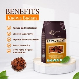 Birju Mahavir Kadwa Badam Diabetes Bitter Almonds (250 g), Natural (BMKB-233)