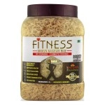 SHRILALMAHAL Fitness Brown Basmati Rice (Weight Loss Special), (4 Kg : 4 x 1 Kg Jars) | Low Glycemic Index | Gluten Free | Immunity Booster
