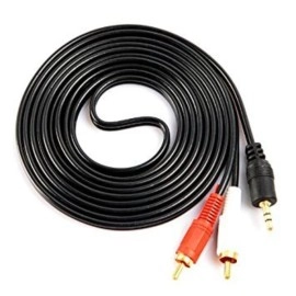 Upix Premium 3.5mm Stereo Audio Male to 2RCA Male ..