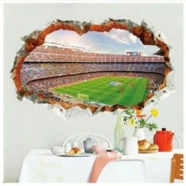 Univocean Football Stadium 3D Wall Poster, Wallpaper, Wall Sticker Home Decor Stickers for bedrooms, Living Room, Hall, Kids Room, Play Room
