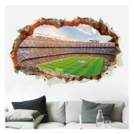 Univocean Football Stadium 3D Wall Poster, Wallpaper, Wall Sticker Home Decor Stickers for bedrooms, Living Room, Hall, Kids Room, Play Room