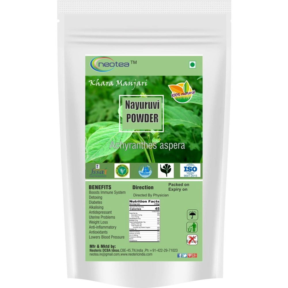 Neotea Flax Achyranthes Aspera, Nayuruvi Powder, 300 G