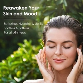 AromaMusk 100% Organic & Natural Premium Rose Water/Skin Toner (Gulab Jal) For Face & Skin, 100ml (Steam Distilled, No Alcohol, Chemical & Paraben Free)