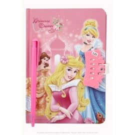 SHREE TECHNESH Angel Printed Secret Personal Lock Dairy with 3D Gel Pen for Girl\'s (Pink)