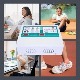 Physio Solutions Electro Physiotherapy Combination TENS with Ultrasonic Machine Combo with one year replacement warranty along with user manual for guidlines