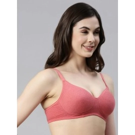 Enamor A042 Side Support Shaper Stretch Cotton Everyday Bra - Non-Padded, Wire-Free & High Coverage