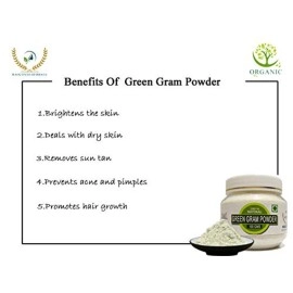 RAINTECH HERBALS RT Ayurvedic Homemade Green Powder (Moong Dal) -100 g