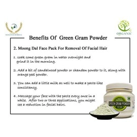 RAINTECH HERBALS RT Ayurvedic Homemade Green Powder (Moong Dal) -100 g