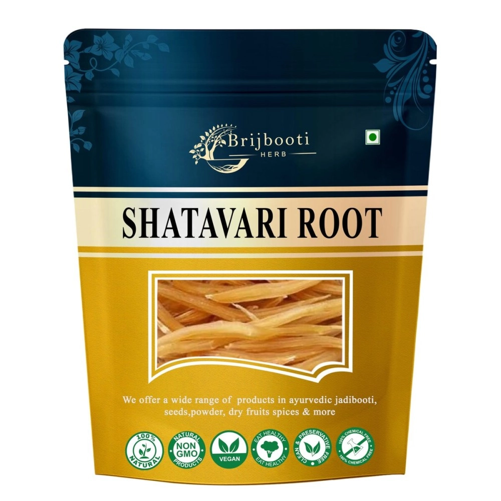 BrijBooti Birju Mahavir Shatavari Root - Asparagus Racemosus - Satawar - Satawari 100 Gr
