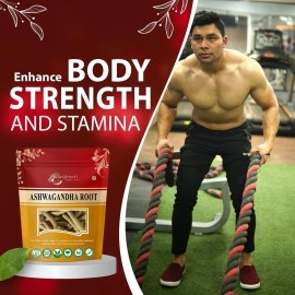 BIRJU MAHAVIR Natural Withania Somnifera Ashwagandha Root (100g)