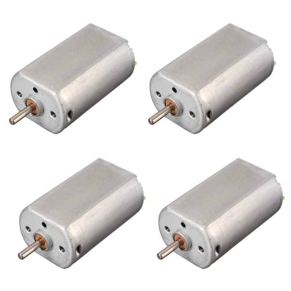 Kit4Curious 4pcs 3-9V High Speed 24000RPM DC Motor for DIY Experiments