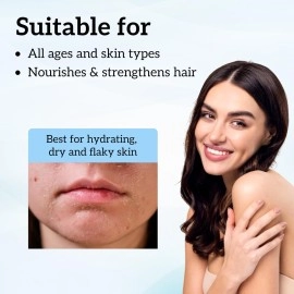 Inatur Coconut Oil, Organic, Virgin, Pure,For Face, Body & Hair, Cold Pressed, ethically sourced (100 ml)