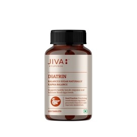 Jiva Ayurveda Diatrin Tablets - 120 Tablets (Pack of 2)