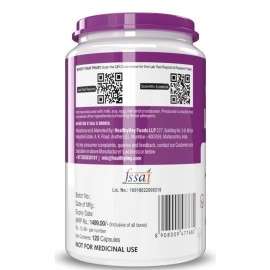 HealthyHey Nutrition L-Taurine - Amino Acid Supplement - 120 Vegetable Capsules