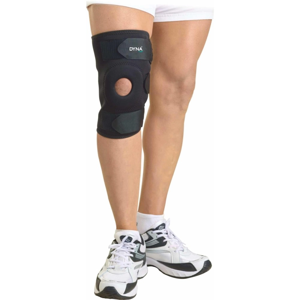 Dyna Wrap Around Knee Support-Knee Cap with Open Patella Design for Patella Tracking-Wrap Around Knee Support-Universal