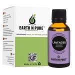 Earth N Pure Lavender Essential Oil with Imported Glass Dropper - 30 ml