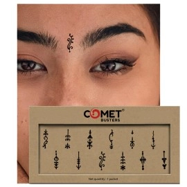 Comet Busters Beautiful Fancy Black Bindis