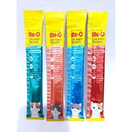 Me-0 Fins Fur and Feathers Creamy Treat Chicken and Liver -Pack of 20 Sticks
