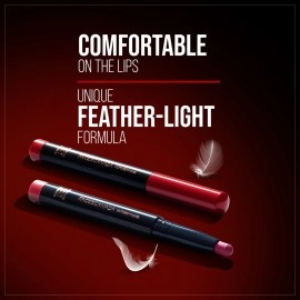 FACESCANADA Faces Canada Hd Intense Matte Lipstick, Feather Light Comfort, 10 Hrs Stay, Primer Infused, Flawless Hd Finish, Made In Germany, Brown, Red, Pink, Purple, Nude Lip Color, Tease, 0.05 Oz