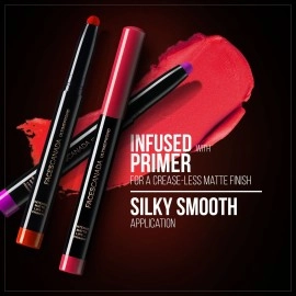 Facescanada Ultime Pro HD Intense Matte Lips and Primer, Crushed Berry 04, 1.4g