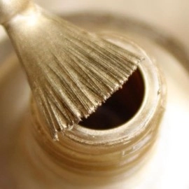 DeBelle Gel Nail Polish Gift Set of 2 (Metallic Bright Gold & Metallic Silver)