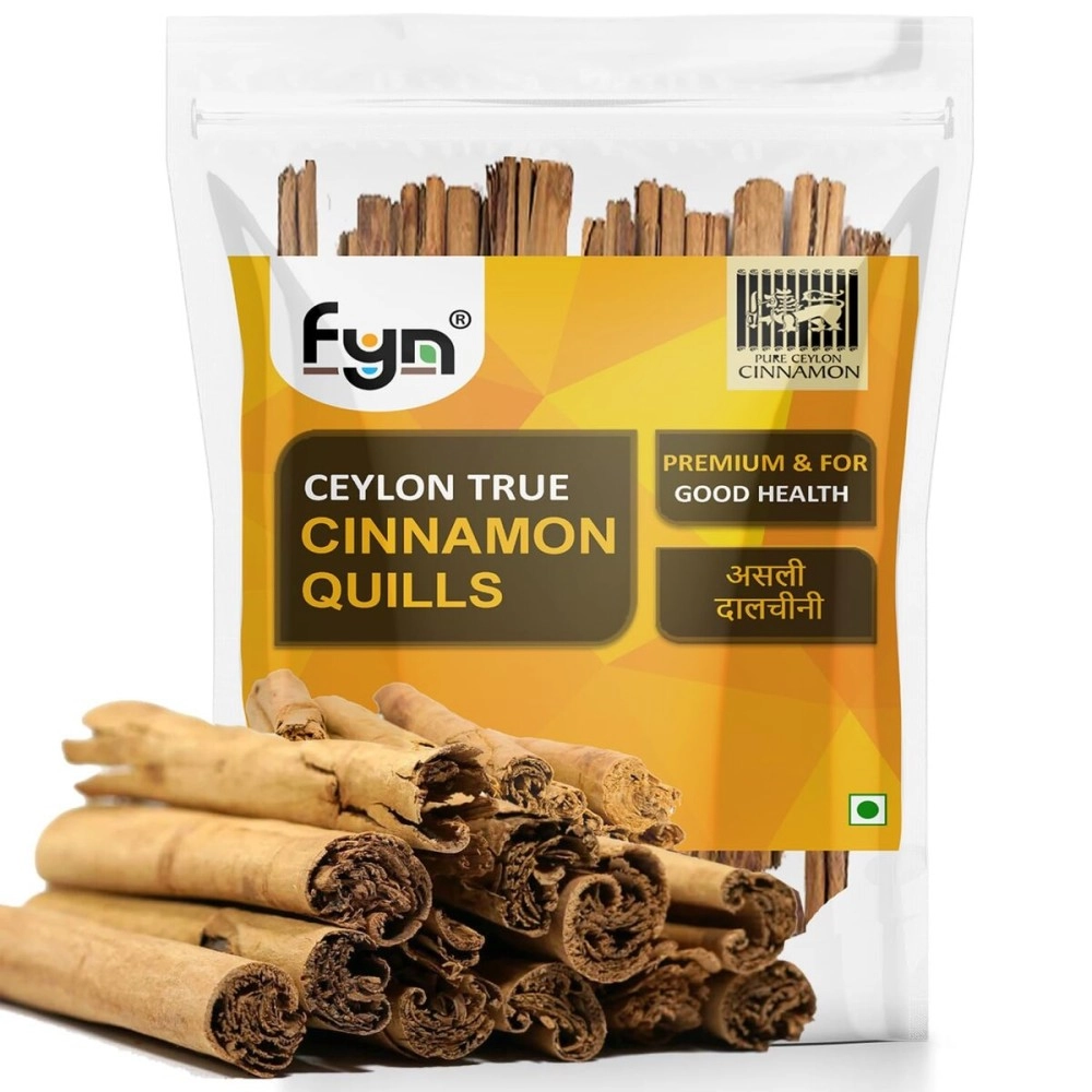 FYN True Ceylon Cinnamon Quills (100gram) - World\'s Best - Sri Lankan Dalchini Sticks