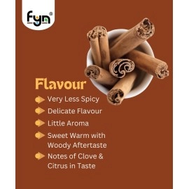 FYN True Ceylon Cinnamon Quills (100gram) - World\'s Best - Sri Lankan Dalchini Sticks