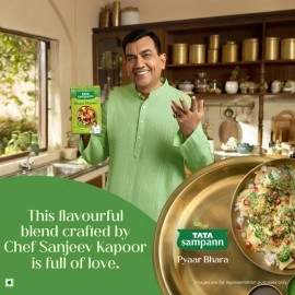 Tata Sampann Chaat Masala with Natural Oils, 100g, Chat Masala Powder, Crafted by Chef Sanjeev Kapoor, With Chefs Exclusive Tip, Rich Aroma & Flavour
