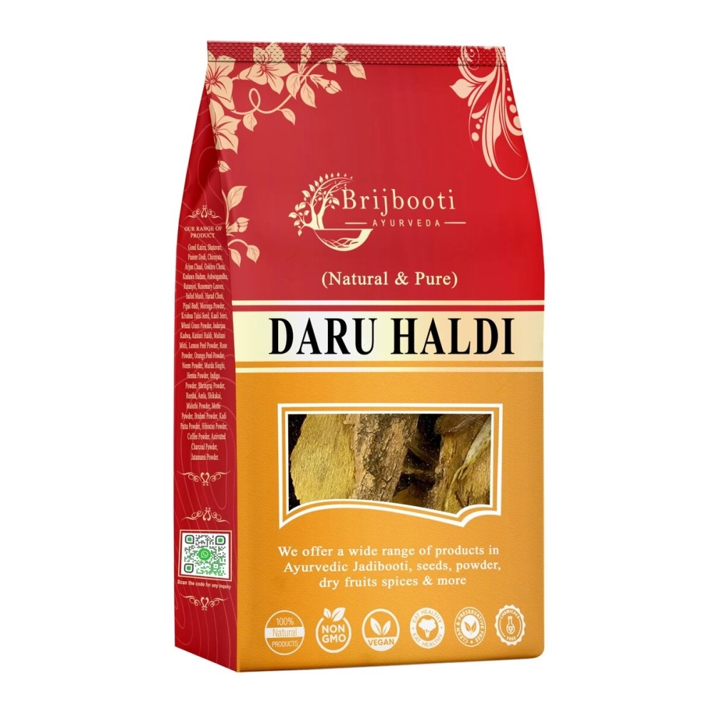 BrijBooti Mahavir Daru Haldi Indian Berberis Aristata (200 g),Natural (BMPL-367)