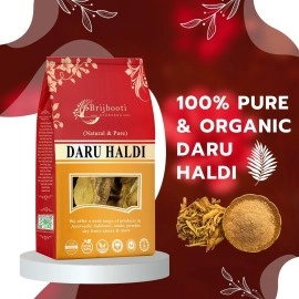 BrijBooti Mahavir Daru Haldi Indian Berberis Aristata (200 g),Natural (BMPL-367)