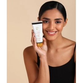 Pavitra+ Organic Activated Charcoal Acne Oil And Pollution Control Face Wash, Charcoal Black, 100 ml