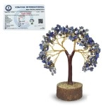 Reiki Crystal Products Certified Lapis Lazuli Stone Tree 300 Beads Crystal Tree Stone Tree Showpiece