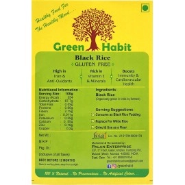 Greenhabit Green Habit Wild Black Rice a.k.a Forbidden Rice (900 gram pack)