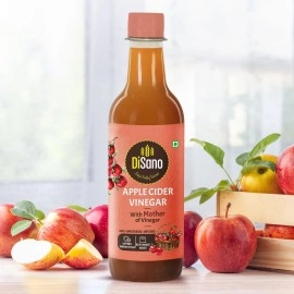 Disano Apple Cider Vinegar With Mother Vinegar-500ML Plastic Bottle