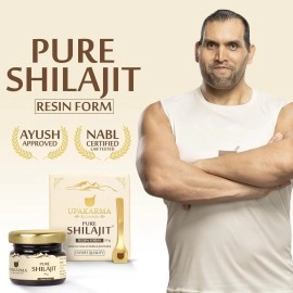 Upakarma Ayurveda Pure Soft Shilajit/Shilajeet Resin/Mumijo/High Potency with Measuring Spoon, Natural Source of Fulvic Acid & Trace Minerals (20 Grams/ 0.52 fl. Oz) Pack-1