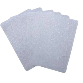 KUBER INDUSTRIES Stone Design 6 Piece PVC Refrigerator Drawer Mat Set White, CTKTC02110, standard