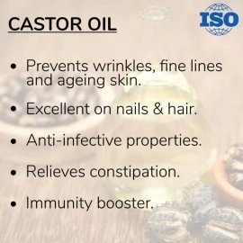 Nature Sure Castor Oil (Arandi Tail) - 1 Pack (110ml) extracted from Ricinus communis