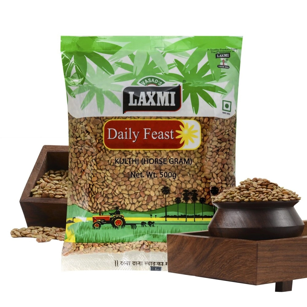 Laxmi Daily Feast Kulthi | Brown Horse Gram | Kulthi Beans | Gahat | Gehat | Ghaut (500 g)