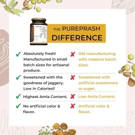 Cureveda Herbal Pureprash For Immunity Support for all age groups- Jaggery based, sugar free Chyawanprash (500gms) Visit the Cureveda Store
