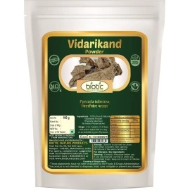 Biotic Natural Vidarikand Powder 100gm - Vidari Kand Churna - Original Bidarikand Powder