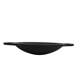 DYNAMIC COOKWARES 8 Inch Premium Cast Iron Appam Pan Patra/Chatti/Kallu (Even matt Finish Pre-Seasoned)