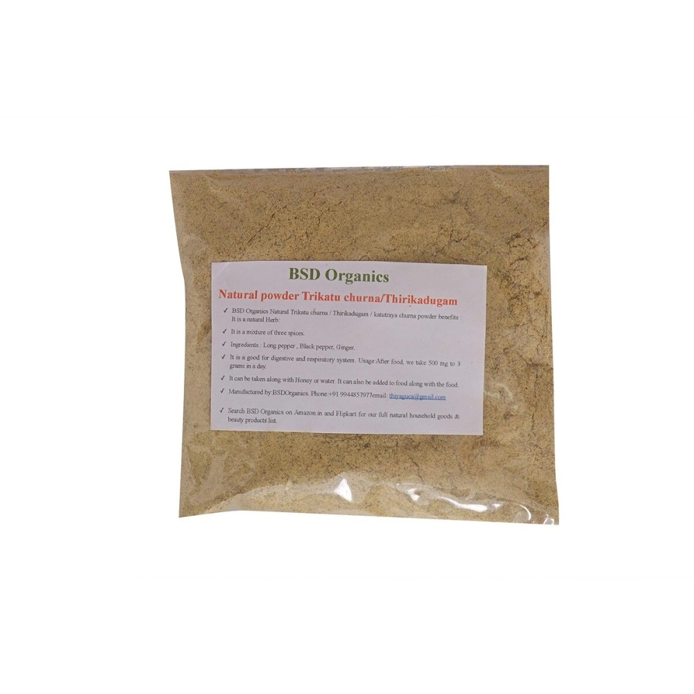 BSD ORGANICS Trikatu churna/Thirikadugam/Katutraya Churna Powder - 30g