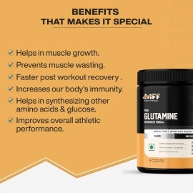 MyFitFuel Pure Glutamine (.44 lbs) 100 gm (Orange)