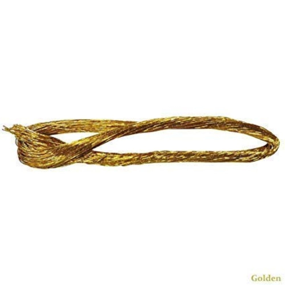 Arham Mktg Flexible Set of Wires Used for Flower Making, Stocking Aires, Hobby Crafts, DIY Crafts, Golden(125 Wires)