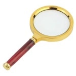 Inditradition Antique Handheld Magnifier, Reading Magnifying Glass | Detachable, 80MM, 3X Power