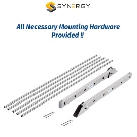 Synergy - (5 Pipe x 4 Feet - Heavy Duty Stainless Steel Foldable Wall Mounted Cloth Dryer/Clothes Drying Stand [SY-GL3]