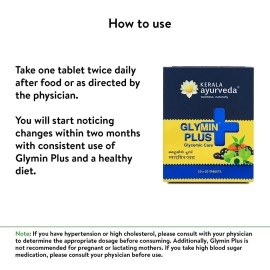 Kerala Ayurveda Glymin Plus Tablet - 100 Count
