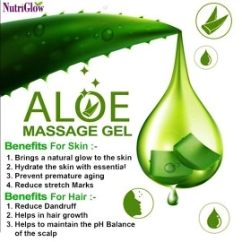 NUTRIGLOW Green Apple Toner/Skin Care Skin Whitening Fairness/Anti-Ageing/Anti-Acne Treatment - Moisturizing Aloe Vera Gel