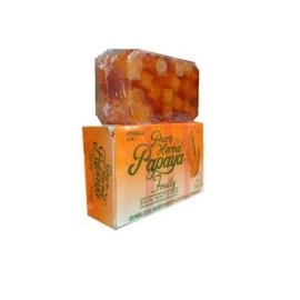 Queue Pure Herbal Papaya Fruity Skin Whitening Soap (135 g)