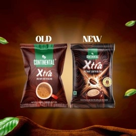 Continental Coffee XTRA Medium Roast Instant Coffee Granules | 70% Coffee & 30% Chicory | 50g Pouch | South Indian Coffee | 1 Pouch (50g)